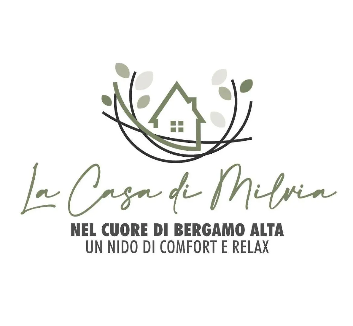 ベルガモLa Casa Di Milviaアパートメント アパート